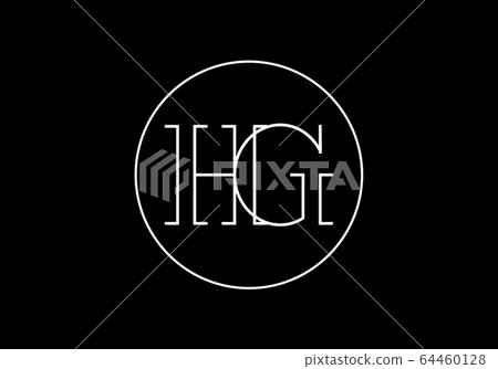 Initial Monogram Letter HG Logo Design Vector Template. HG Letter Logo Design Initial Monogram Letter HG Logo Design Vector Template. HG Letter Logo Design 64460128