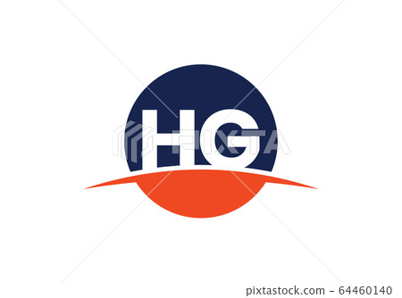Initial Monogram Letter HG Logo Design Vector Template. HG Letter Logo Design 64460140