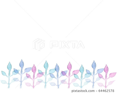 Refreshing leaf branch frame 64462578