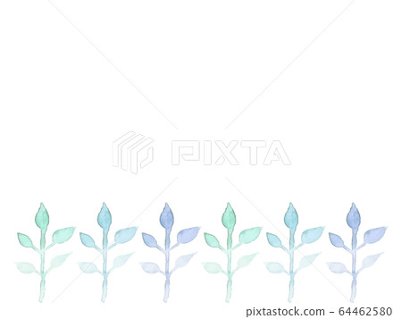 Refreshing leaf branch frame 64462580