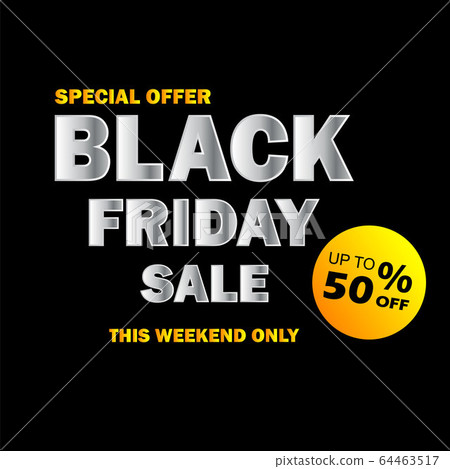 Black friday banner 64463517