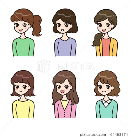 女性多重變化 64463574