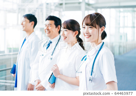 White coat medical treatment White coat medical treatment 64463977