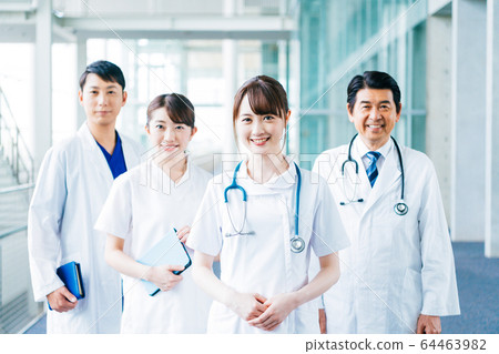 White coat medical treatment White coat medical treatment 64463982