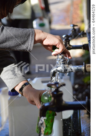 Spring water, famous water Spring water, famous water 64464159