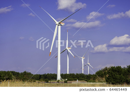 Wind power generation wind turbine Kitaeicho, Tohaku-gun, Tottori Prefecture Wind power generation wind turbine Kitaeicho, Tohaku-gun, Tottori Prefecture 64465449
