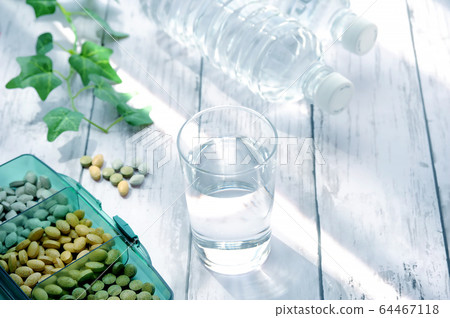 Cup of water plastic bottle supplement 64467118
