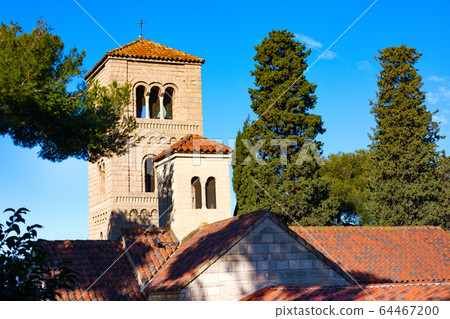 Monasterio de Sant Miquel in Poble Espanyol. Monasterio de Sant Miquel in Poble Espanyol. 64467200