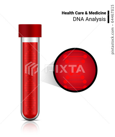 Download Blood Test Tube Mock Up Syringe And Red Dropper Stock Illustration 64467815 Pixta