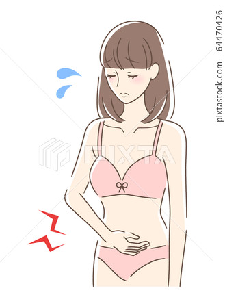 擔心胃的女人 擔心胃的女人 64470426