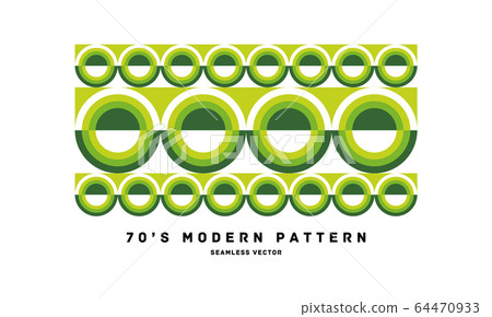 70's retro modern seamless pattern vector illustration material wallpaper 64470933