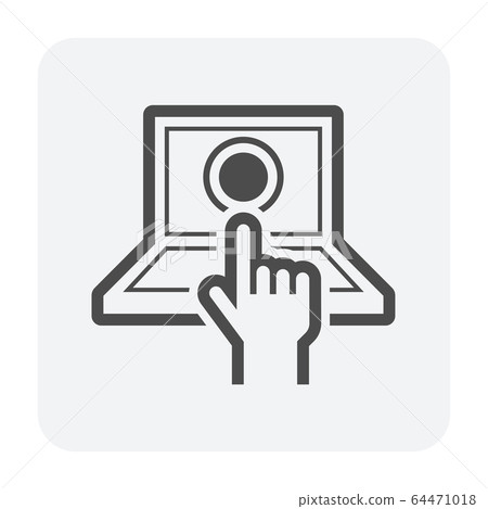 pipe testing icon 64471018