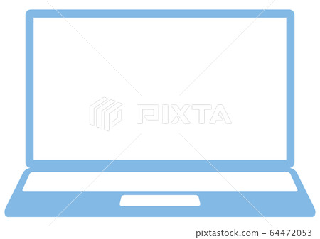 Illustration of a laptop computer Illustration of a laptop computer 64472053