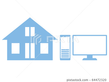 Illustration of remote work Illustration of remote work 64472320