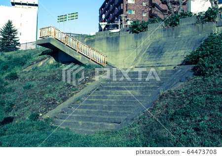 Staircase of the bank 64473708