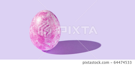 One decorative egg. Art easter concept One decorative egg. Art easter concept 64474533