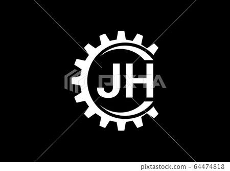 Initial Monogram Letter J H Logo Design Vector Template. JH Letter Logo Design Initial Monogram Letter J H Logo Design Vector Template. JH Letter Logo Design 64474818