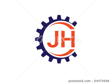 Initial Monogram Letter J H Logo Design Vector Template. JH Letter Logo Design Initial Monogram Letter J H Logo Design Vector Template. JH Letter Logo Design 64474846