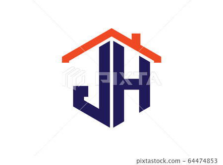 Initial Monogram Letter J H Logo Design Vector Template. JH Letter Logo Design Initial Monogram Letter J H Logo Design Vector Template. JH Letter Logo Design 64474853