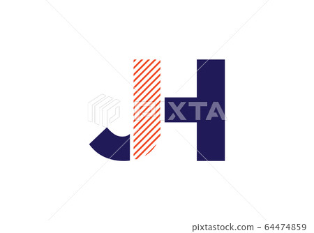Initial Monogram Letter J H Logo Design Vector Template. JH Letter Logo Design Initial Monogram Letter J H Logo Design Vector Template. JH Letter Logo Design 64474859
