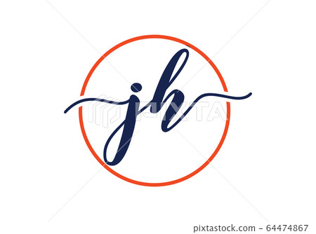 Initial Monogram Letter J H Logo Design Vector Template. JH Letter Logo Design Initial Monogram Letter J H Logo Design Vector Template. JH Letter Logo Design 64474867
