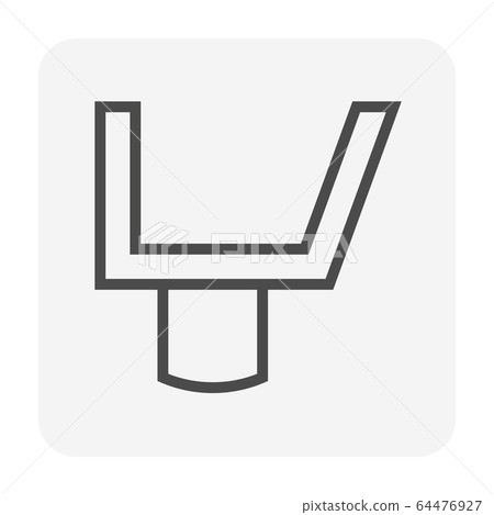roof gutter icon roof gutter icon 64476927