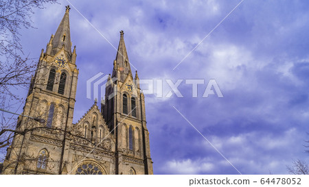 Catholic Church of St. Ludmila in Prague, Czech Catholic Church of St. Ludmila in Prague, Czech 64478052