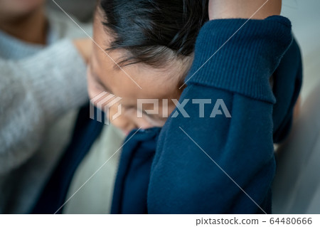 有壓力的 壓力 小學學生 64480666