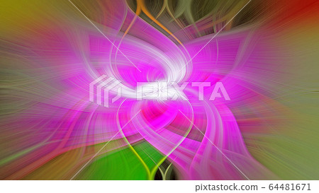 Fantasy fluid art background with dark green, orange and pink Fantasy fluid art background with dark green, orange and pink 64481671