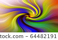 Beautiful Sweet colors, green and pink twirl 64482191