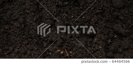 Peat, fertile soil background. Peat, fertile soil background. 64484566