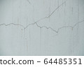 The old white cement wall texture background,The broker cement wall 64485351