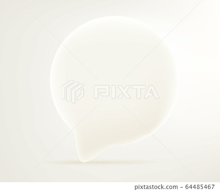 Dialog bubble icon. 3d comic style editable vector Dialog bubble icon. 3d comic style editable vector 64485467
