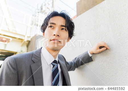 Suit young men portrait 64485592