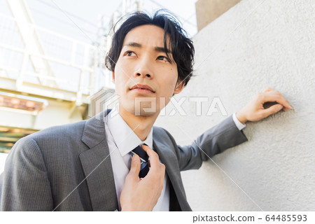 Suit young men portrait 64485593