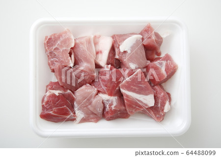 Black pork curry stew 64488099