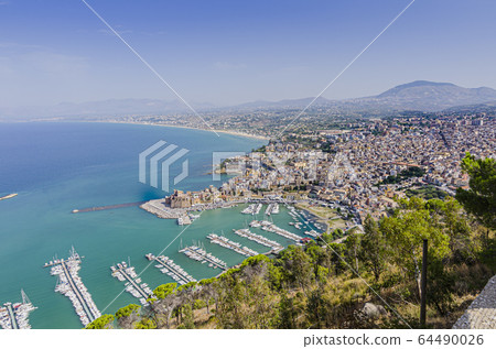 Village Castellamare of Gulf. Palermo. Sicily . Italy 64490026