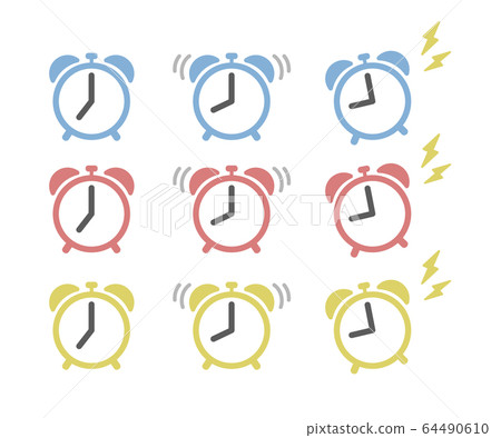鬧鐘圖標集/鬧鐘/早晨 64490610