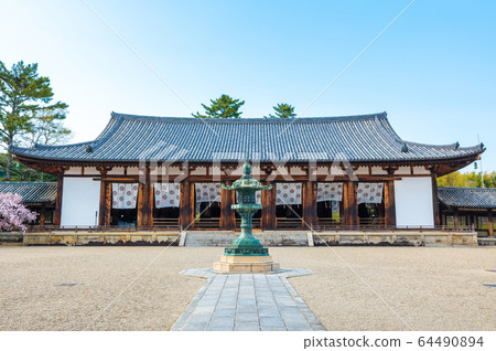 後ory寺大禮堂(奈良縣生駒區Ikaruga Town) 後ory寺大禮堂(奈良縣生駒區Ikaruga Town) 64490894