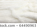 Closeup of White cloth background. 64490963