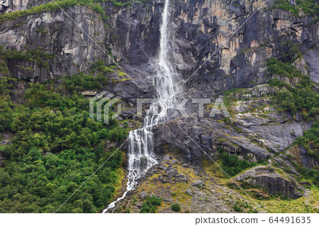 beautiful waterfalls in the woods, beautiful waterfalls in the woods, 64491635