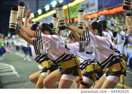 Honku Tokushima Awa Odori Dance to the dance hall Honku Tokushima Awa Odori Dance to the dance hall 64492028