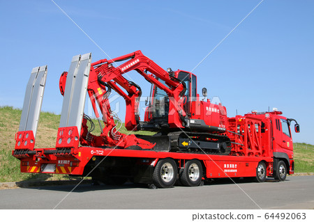 Tokyo Fire Department Heavy Equipment Transport Vehicle Fire Engine Hyper Rescue 64492063