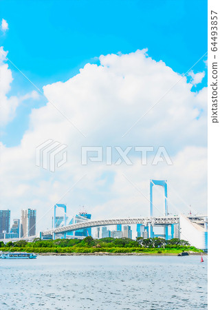 白天的彩虹橋,動漫風格 白天的彩虹橋,動漫風格 64493857