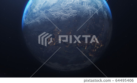 Planet Earth. Elements of this image furnished by NASA 64495406