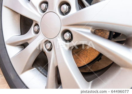 Rust formed on disk brake after vehicle stay vehicle stay stationary for two weeks Rust formed on disk brake after vehicle stay vehicle stay stationary for two weeks 64496077