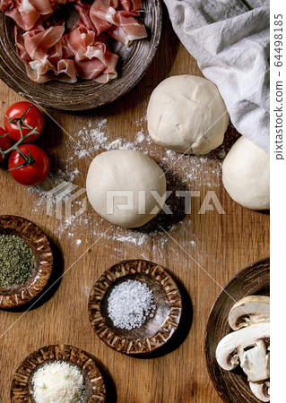 Dough for pizza Dough for pizza 64498185