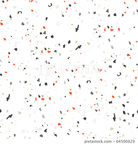 Vector abstract terrazzo seamless pattern. Vector abstract terrazzo seamless pattern. 64500829