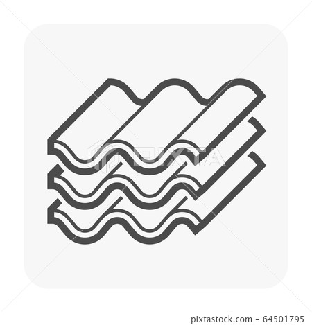 roofing material icon - Stock Illustration [64501795] - PIXTA