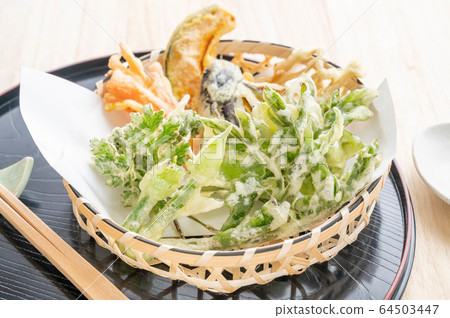 Tempura of wild plant Tempura of wild plant 64503447